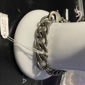 Chunky Silver Chain Bracelet